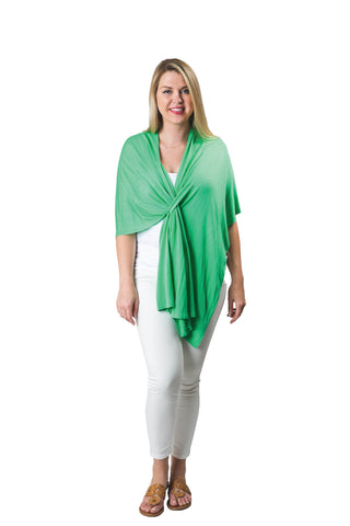 spearmint 100% Viscose One Size Keyhole Wrap Shawl