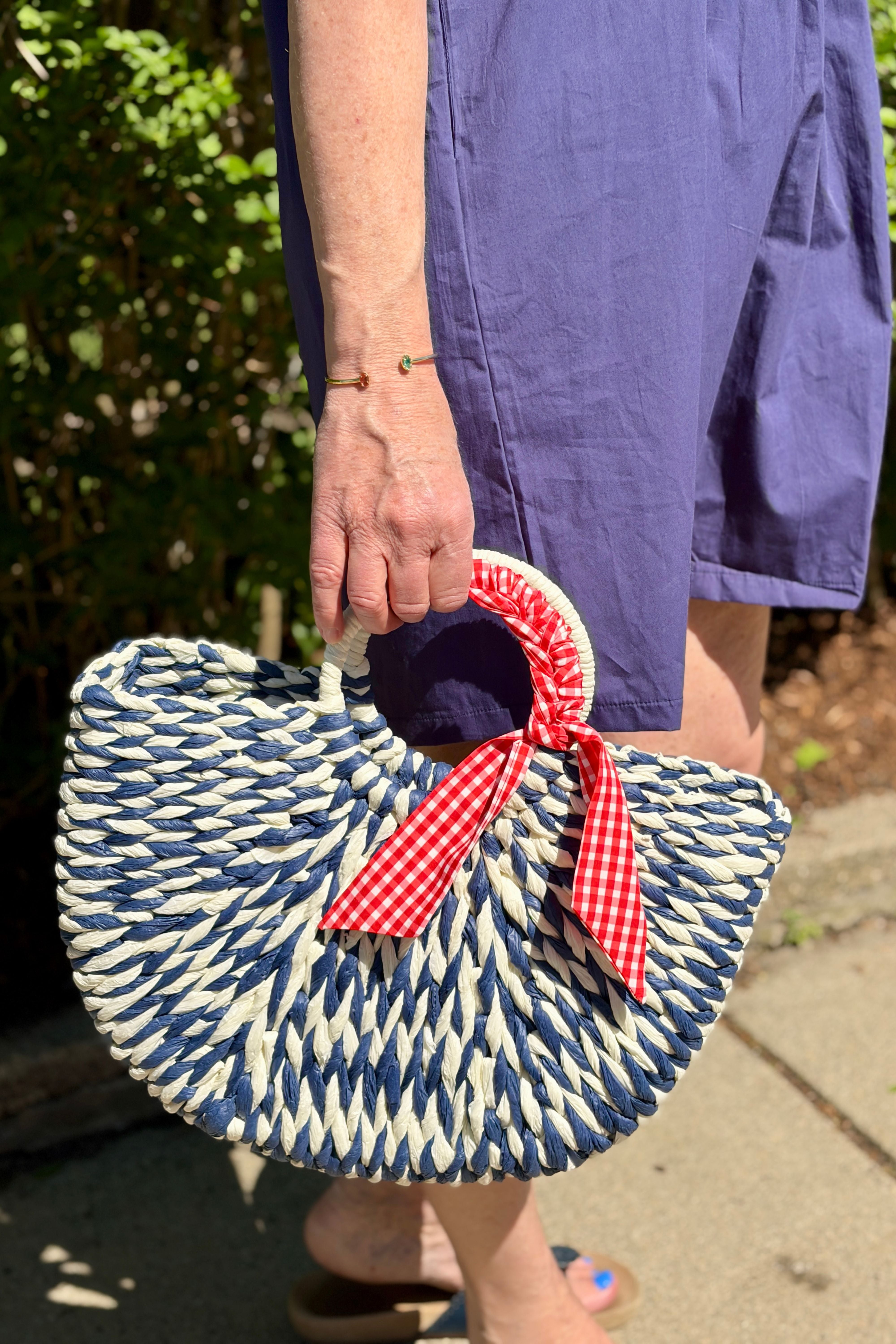 Roxy Woven Straw Handbag – Top It Off