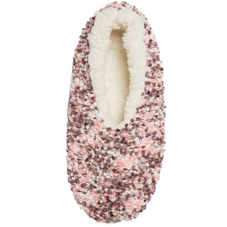 Pink popcorn textured Lounge Slippers