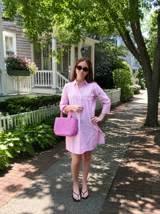 Pink Gingham Tunic Image