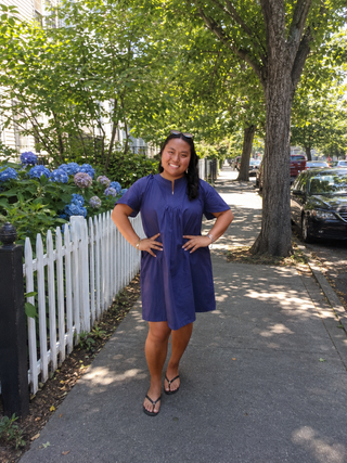 Romy Dress in Navy
