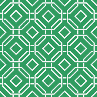 Green and White Octagon