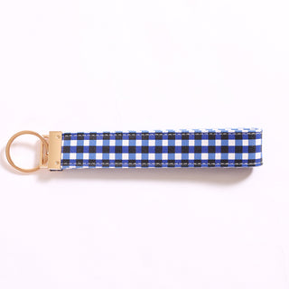 USA Gingham Keychain Loop