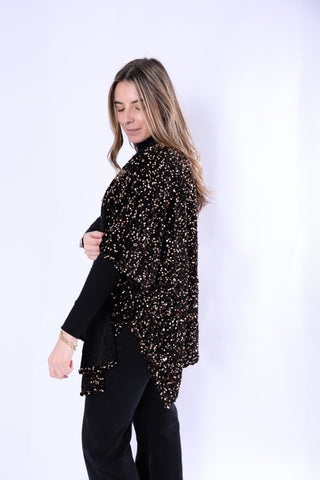 Briella Luxe Sequin Topper – Sparkling Statement Jacket for Any Occasion