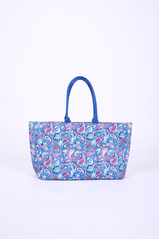 Painterly Paisley print tote bag