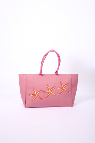 Starfish Trio print tote bag