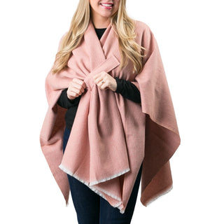 Pink oversized keyhole wrap