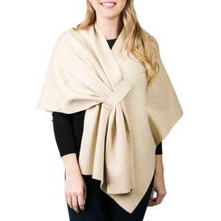 Katie Knit Keyhole Wrap – Soft & Stylish Shawl with Diamond Point Back