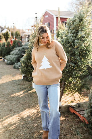 Pippa Christmas Tree Sweater – Festive Knit Holiday Pullover