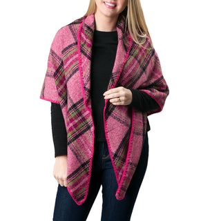 Pink Plaid Wrap