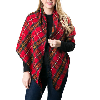 Red Plaid Wrap