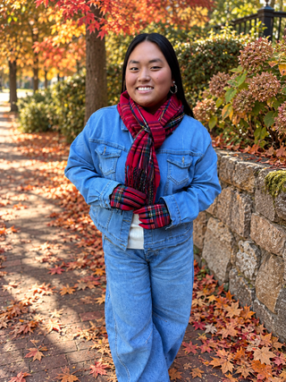 Ainsley Plaid Scarf