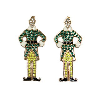 Beaded elf earrings