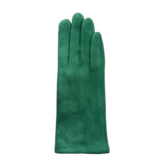 Emerald Green Gloves – Deep emerald green suede gloves with a luxe, rich color.