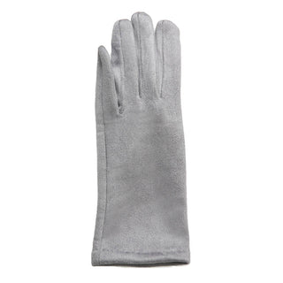 Gray Gloves – Cool gray suede gloves, neutral and easy to pair with any coat or sweater.