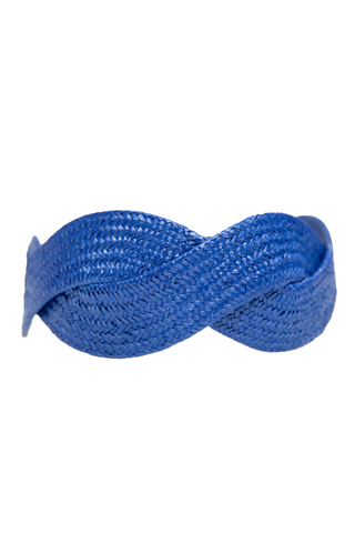 blue criss cross headband