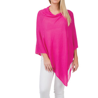Magenta Pink 100% Bamboo One Size Poncho
