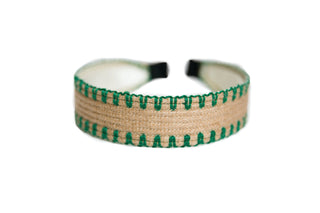 Headband with green trim detail